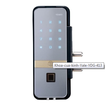 Khóa cửa kính vân tay Yale YDG 413 Khóa cửa kính vân tay Yale YDG 413