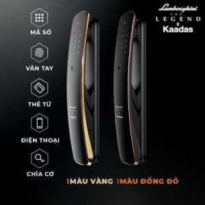 Khóa vân tay Lamborghini tích hợp chuông Khóa vân tay Lamborghini tích hợp chuông