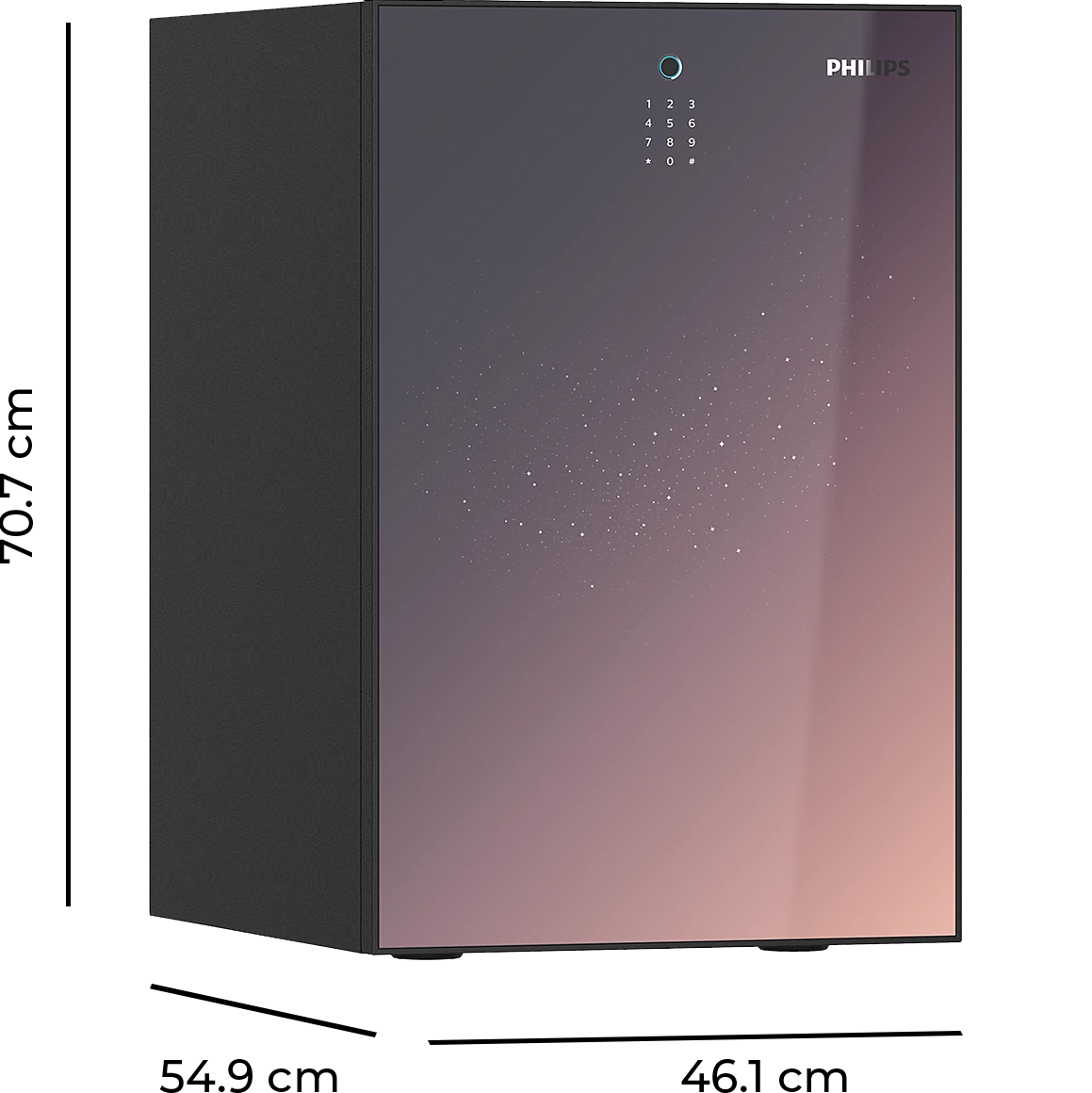 Két sắt chống cháy Philips SBX501-7C0 ( Kt:706.7*461*548.5)