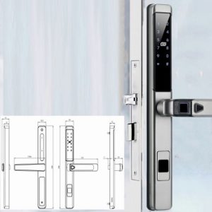 Khóa cửa nhôm vân tay Atler YG906 Khóa cửa nhôm vân tay Atler YG906