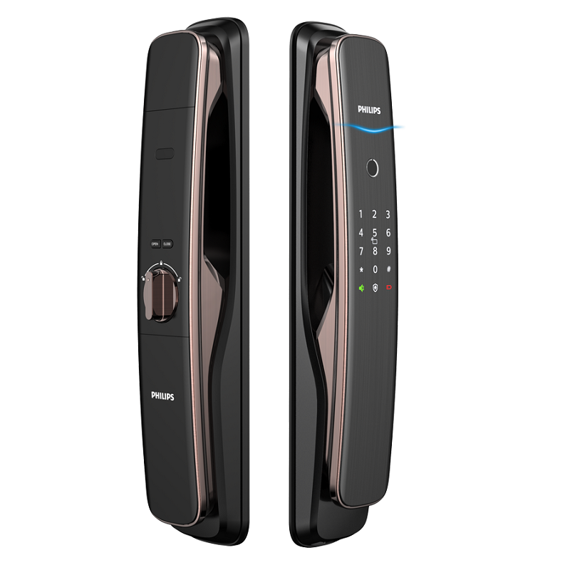 Khóa vân tay Philips DDL702E (bản thường)