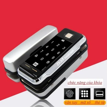 Khóa vân tay cửa kính Zkat Smart Lock Khóa vân tay cửa kính Zkat Smart Lock