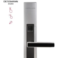 Khóa cửa vân tay Dessmann S510 bạc ( Đức)