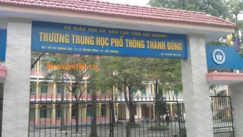 Camera giám sát - Trường THPT Thành Đông - Hải Dương