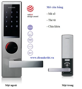 Khóa cửa thẻ từ có cấu tạo như thế nào?