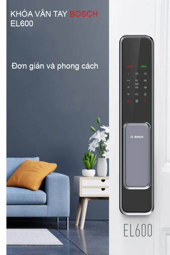 Khóa vân tay Bosch EL600 bản Wifi 2021 Khóa vân tay Bosch EL600 bản Wifi 2021