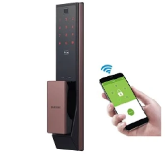 Khóa vân tay cho cửa đại sảnh biệt thự cao cấp