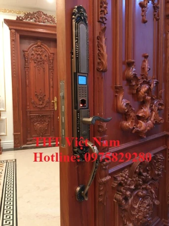 Khóa vân tay cho cửa đại sảnh biệt thự cao cấp
